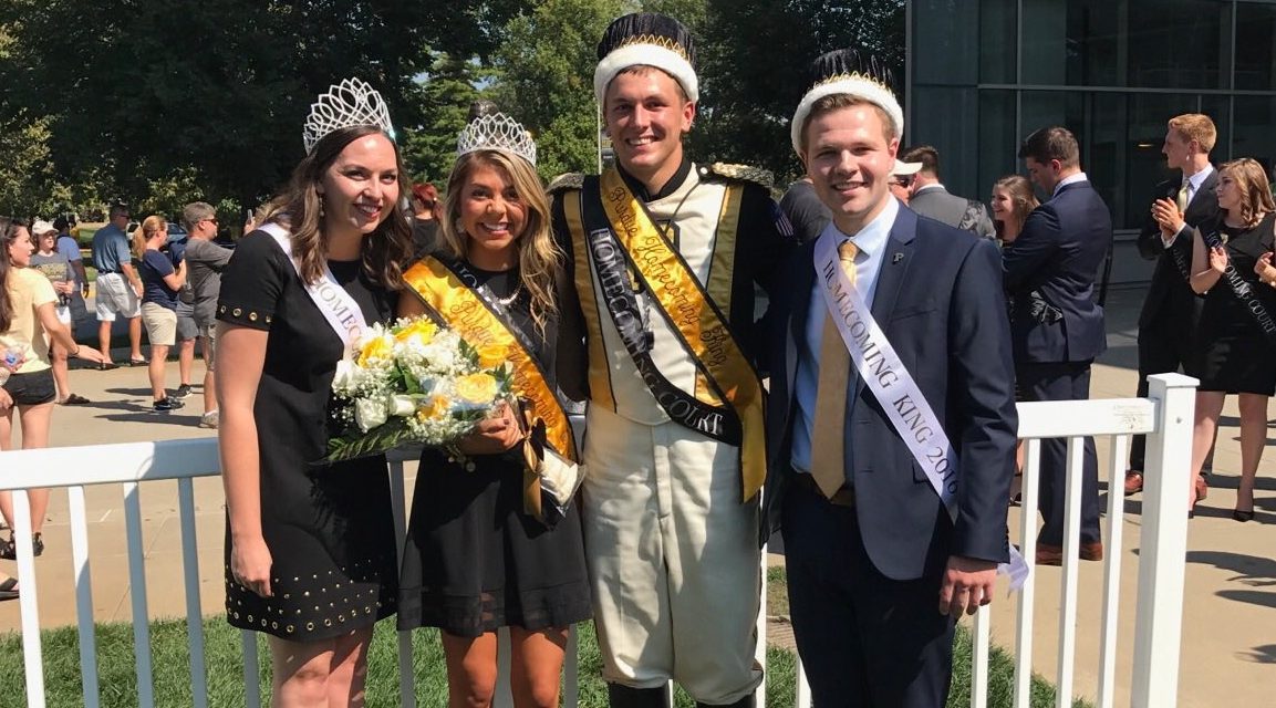 Construction management technology senior crowned homecoming king