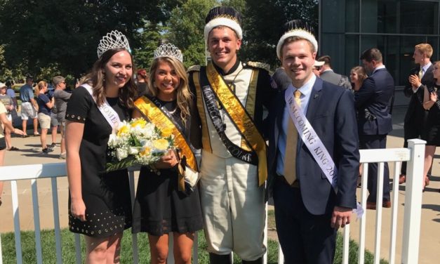 Construction management technology senior crowned homecoming king
