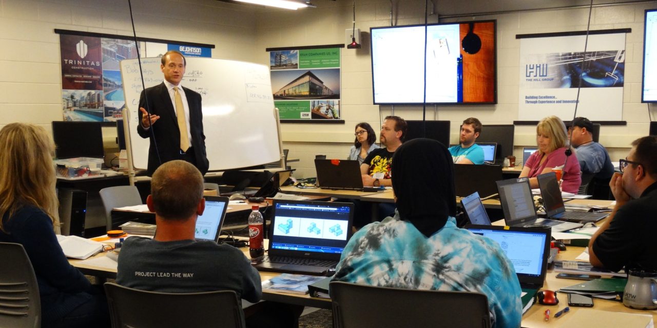 PLTW CEO emphasized professional growth for K-12 teachers during visit